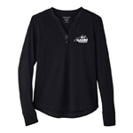 KA110/NE400W<br>Women's JAQ Stretch Performance V-Neck Snap Pullover LS