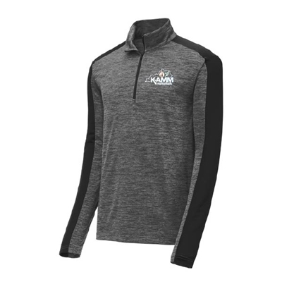 KA111/ST397<br>Sport-Tek® PosiCharge® Electric Heather Colorblock 1/4-Zip Pullover